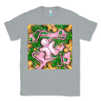 Heather Grey christmas smile gingerbread cookie seamless pattern bbs Classic Tee - BundleAndBundleShop