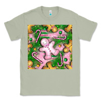 Matcha christmas smile gingerbread cookie seamless pattern bbs Classic Tee - BundleAndBundleShop