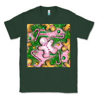 Sports Green christmas smile gingerbread cookie seamless pattern bbs Classic Tee - BundleAndBundleShop