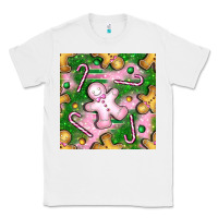 White christmas smile gingerbread cookie seamless pattern bbs Classic Tee - BundleAndBundleShop