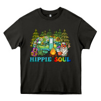 Asphalt hippie soul camping Heavy Core Tee - BarkalooDesign