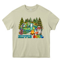 Mossy hippie soul camping Heavy Core Tee - BarkalooDesign