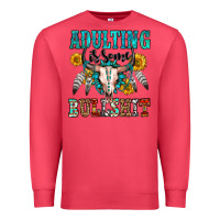 Cardinal adulting is some bullshit Premium Sweatshirt - OliviaCreatesArt