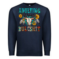 Navy adulting is some bullshit Premium Sweatshirt - OliviaCreatesArt