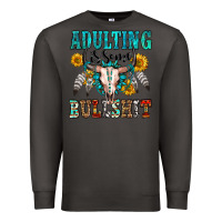 Smoke adulting is some bullshit Premium Sweatshirt - OliviaCreatesArt