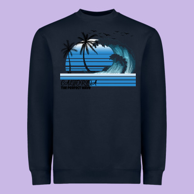 California The Perfect Wave Heavyweight Sweatshirt Designed By Bettercallsaul