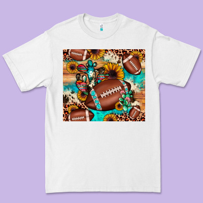 Football Cactus Sunflower Premium Tee Designed By Jahusdesignshop