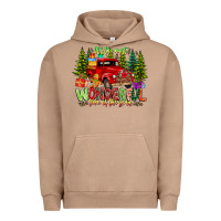Pigment Burro it's The Most Wonderful Time of the year Urban Hoodie - CowhideDigitalArt