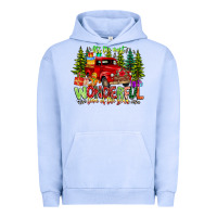 Pigment Grape Ice it's The Most Wonderful Time of the year Urban Hoodie - CowhideDigitalArt