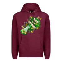Burgundy Bad and boozy Premium Hoodie - CowGirlArtShop