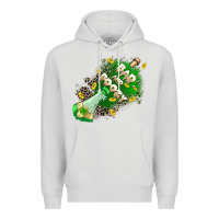 Dove Grey Bad and boozy Premium Hoodie - CowGirlArtShop