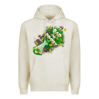 Oatmeal Heather Bad and boozy Premium Hoodie - CowGirlArtShop