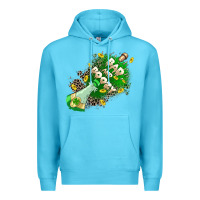 Ocean Blue Bad and boozy Premium Hoodie - CowGirlArtShop