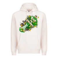 Pale Pink Bad and boozy Premium Hoodie - CowGirlArtShop
