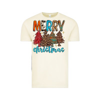 Merry Christmas Trees Vintage Tee | Teevron