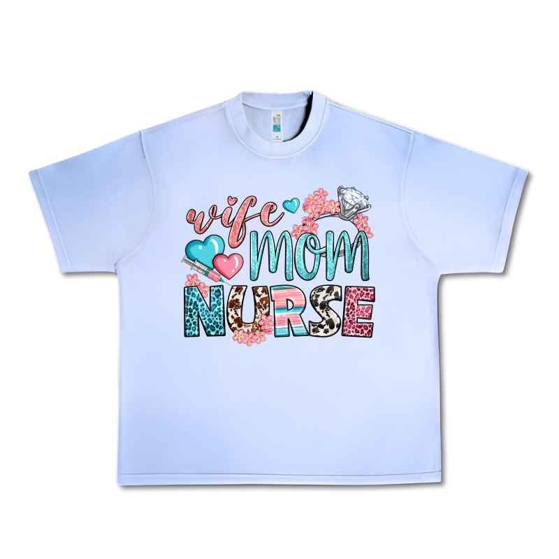 Wife Mom Nurse Urban Heavy Tee by BundleAndBundleShop | Teevron