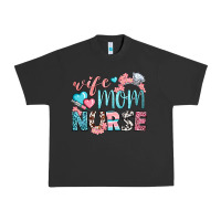 Pigment Black Wife Mom Nurse Urban Heavy Tee - BundleAndBundleShop