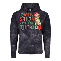 Cloud Black dear santa dont forget the dog Vintage Hoodie - MaliasSmallBusiness