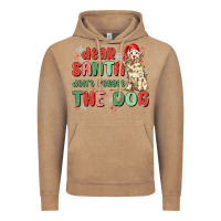 Vintage Coffee dear santa dont forget the dog Vintage Hoodie - MaliasSmallBusiness