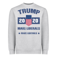Heather Grey Trump Quotes Heavyweight Sweatshirt - Bettercallsaul