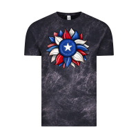 Cloud Black sunflower texas flag 2 Vintage Tee - JahusDesignShop