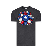 Vintage Black sunflower texas flag 2 Vintage Tee - JahusDesignShop