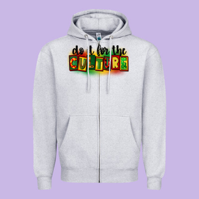 Do It For The Future Zipper Hoodie Designed By Cowgirlartshop