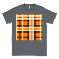 Charcoal Heather tartan seamless pattern bbs Classic Tee - BundleAndBundleShop