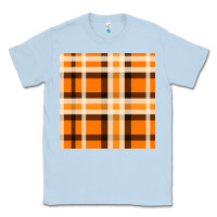 Dusty Blue tartan seamless pattern bbs Classic Tee - BundleAndBundleShop