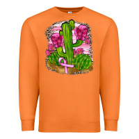 Carrot breast cancer cactus Premium Sweatshirt - FaDigitalArtStudio