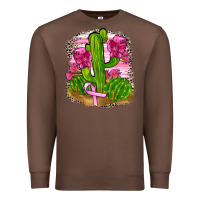Chestnut breast cancer cactus Premium Sweatshirt - FaDigitalArtStudio