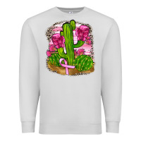 Dove Grey breast cancer cactus Premium Sweatshirt - FaDigitalArtStudio