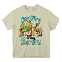 Mossy camping is my therapy Heavy Core Tee - BarkalooDesign