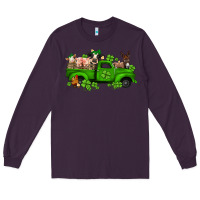 Plum st patricks farm animals truck Long Sleeve Tee - Jasminsmagicworld