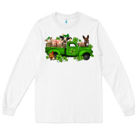 White st patricks farm animals truck Long Sleeve Tee - Jasminsmagicworld