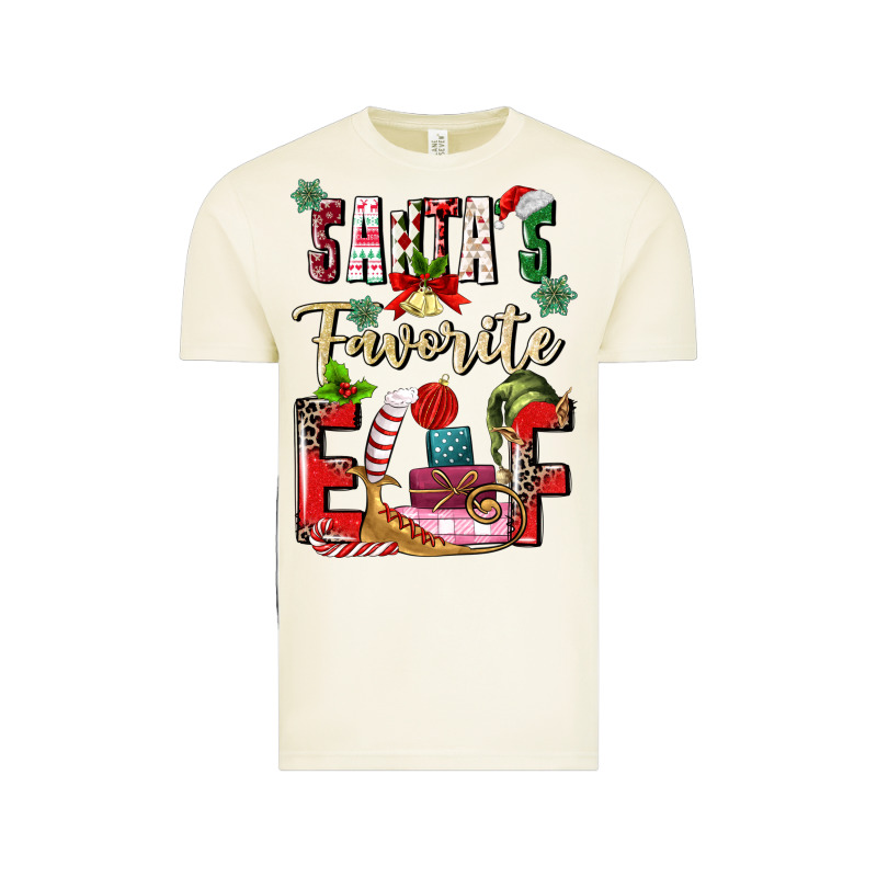 Santas Favorite Elf Vintage Tee by MaliasSmallBusiness | Teevron