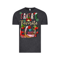 Vintage Black santas favorite elf Vintage Tee - MaliasSmallBusiness