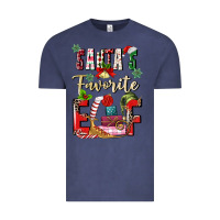 Vintage Denim santas favorite elf Vintage Tee - MaliasSmallBusiness
