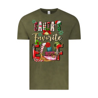 Vintage Olive santas favorite elf Vintage Tee - MaliasSmallBusiness
