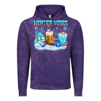 Cloud Purple winter vibes Vintage Hoodie - MaliasSmallBusiness