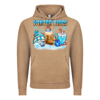 Vintage Coffee winter vibes Vintage Hoodie - MaliasSmallBusiness