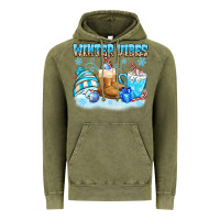 Vintage Olive winter vibes Vintage Hoodie - MaliasSmallBusiness