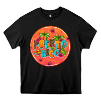 Black puerto rico coasters Heavy Core Tee - AdoDesignShop