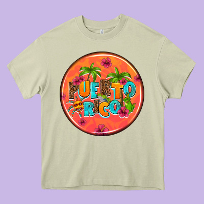 Puerto Rico Coasters Heavy Core Tee Designed By Adodesignshop