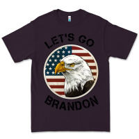 Plum Lets Go Brandon American Bald Eagle Premium Tee - Jasminsmagicworld