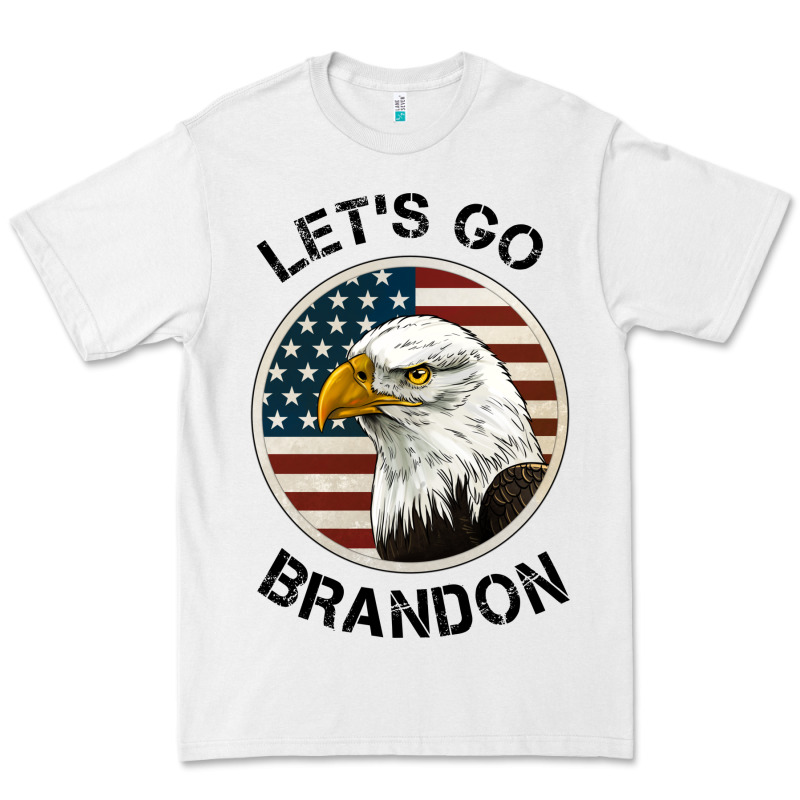 Lets Go Brandon American Bald Eagle Premium Tee by Jasminsmagicworld | Teevron