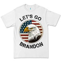 White Lets Go Brandon American Bald Eagle Premium Tee - Jasminsmagicworld