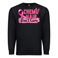 Black Breast Cancer Chemo hair don't care Premium Sweatshirt - FaDigitalArtStudio