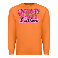 Carrot Breast Cancer Chemo hair don't care Premium Sweatshirt - FaDigitalArtStudio