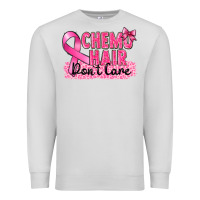 Dove Grey Breast Cancer Chemo hair don't care Premium Sweatshirt - FaDigitalArtStudio